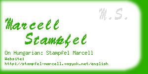 marcell stampfel business card